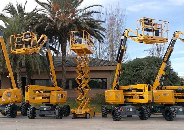 grúa plataforma elevadora movil IMM